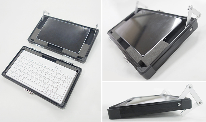 Nexus 7+Bluetoothキーボード収納アルミケース