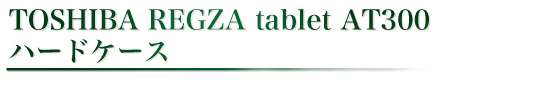 TOSHIBA REGZA Tablet AT300�n�[�h�P�[�X